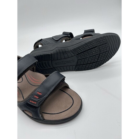 Orthofeet Men’s Gemini Sandals 12 4E X Wide Diabetic Plantar Fasciitis Walking - Picture 6 of 7